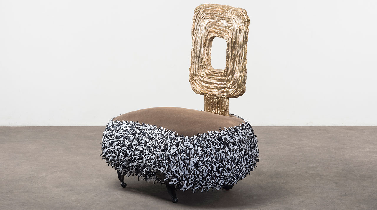 she is crazy like a fool pouf<br>Exclusive for Nilufar Gallery - Milano